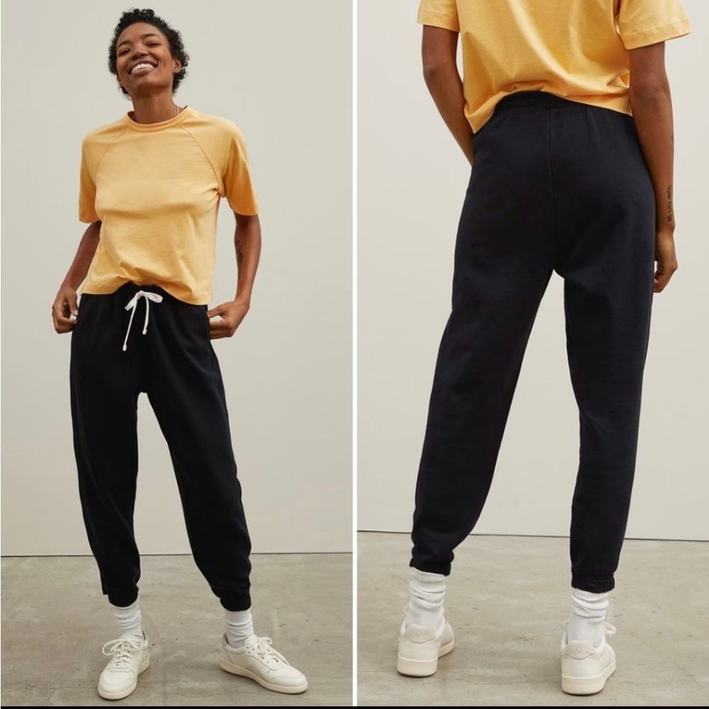 NWT Everlane The Track Jogger in Black Size M